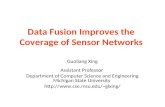 Data Fusion Improves the Coverage of Sensor Networks
