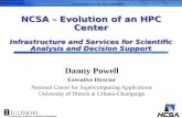 Danny Powell Executive Director National Center for Supercomputing Applications