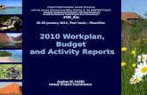 2010 Workplan, Budget  and Activity Reports