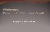 Welcome  Friends of Fairview South
