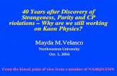 Mayda M.Velasco Northwestern University Oct. 1, 2004