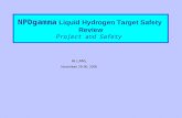 NPDgamma  Liquid Hydrogen Target Safety  Review Project and Safety