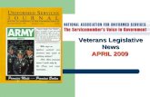 Veterans Legislative News APRIL 2009