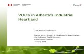 VOCs in Alberta’s Industrial Heartland