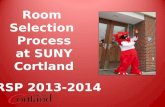 Room  Selection  Process at SUNY Cortland
