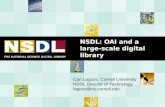 NSDL: OAI and a large-scale digital library