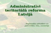Administratīvi teritoriālā reforma Latvijā