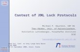 Contest of XML Lock Protocols