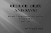 Reduce  Debt  And SAVE!