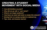Creating A Student Movement with Social Media