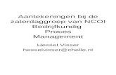 Aantekeningen bij de zaterdaggroep van NCOI Bedrijfkundig  Proces Management