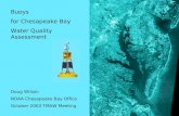 Buoys  for Chesapeake Bay  Water Quality Assessment Doug Wilson NOAA Chesapeake Bay Office