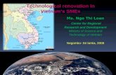 Technological renovation in  Vietnam’s SMEs