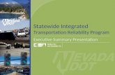 Statewide Integrated  Transportation Reliability Program
