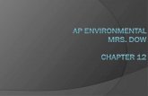 AP Environmental Mrs. Dow Chapter 12