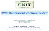 CVS: Concurrent Version System