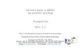 On-line Library in HKNU for scientific searching Young-il Lim 2011. 3. 2.