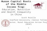 Human Capital Roots of the Middle Income Trap: Education, Nutrition and Health Inequality in China