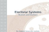 Electoral Systems Women and Elections