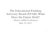 The Educational Funding Advisory Board (EFAB)-What Does the Future Hold?