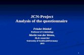 JCN-Project Analysis  of the questionnaire