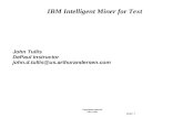 IBM Intelligent Miner for Text