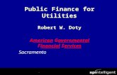 Public Finance for Utilities