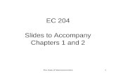 EC 204 Slides to Accompany Chapters 1 and 2