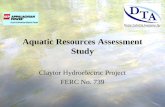 Aquatic Resources Assessment Study Claytor Hydroelectric Project FERC No. 739