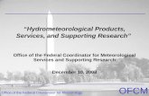 “Hydrometeorological Products, Services, and Supporting Research”