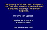 Dr. Chris van Egeraat Dublin City University  Business School CISC Seminar, July 2003