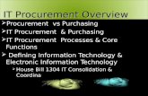 IT Procurement Overview