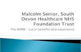 Malcolm Senior, South Devon Healthcare NHS Foundation Trust