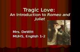 Tragic Love:  An Introduction to  Romeo and Juliet