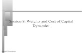 Session 8: Weights and Cost of Capital Dynamics