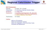 Regional Calorimeter Trigger