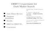DRIFT I experiment for Dark Matter Search