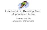 Leadership in Reading First:  A principled team