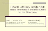 Health Literacy Starter Kit:  Basic Information and Resources for the Newcomer