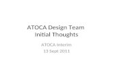 ATOCA Design Team  Initial Thoughts