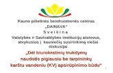 Kauno pilietinės bendruomenės centras „DAINAVA“ S v e i k i n a