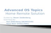 Advanced OS Topics Home Remote Solution