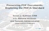 Preserving PDF Documents: Exploring the PDF/A Standard