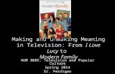 Making and Unmaking Meaning in Television: From  I Love Lucy  to  Modern Family