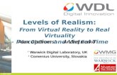 Levels of Realism:  From Virtual Reality to Real Virtuality  - Perception and Virtual Time