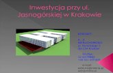 Inwestycja przy ul. Jasnogórskiej w Krakowie
