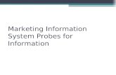 Marketing Information System Probes for Information