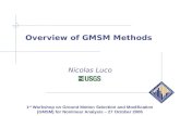 Overview of GMSM Methods  Nicolas Luco