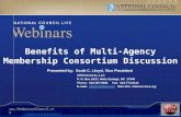 Benefits of Multi-Agency Membership Consortium Discussion