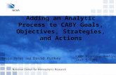 Adding an Analytic Process to CABY Goals, Objectives, Strategies, and Actions